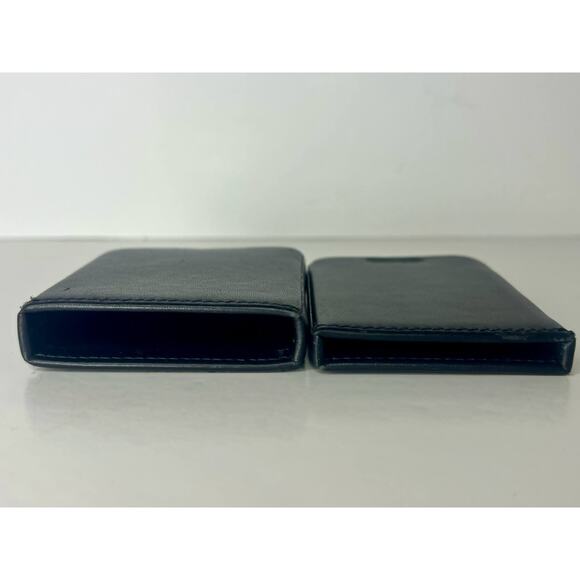 Vintage Coach Black Structured Business Card Holder #4568 - Picture 6 of 6